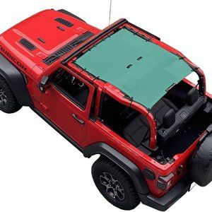 $109.99 Sunshade for Jeep Wrangler JL (2018-Current) 2 Door Sun Shade Front an